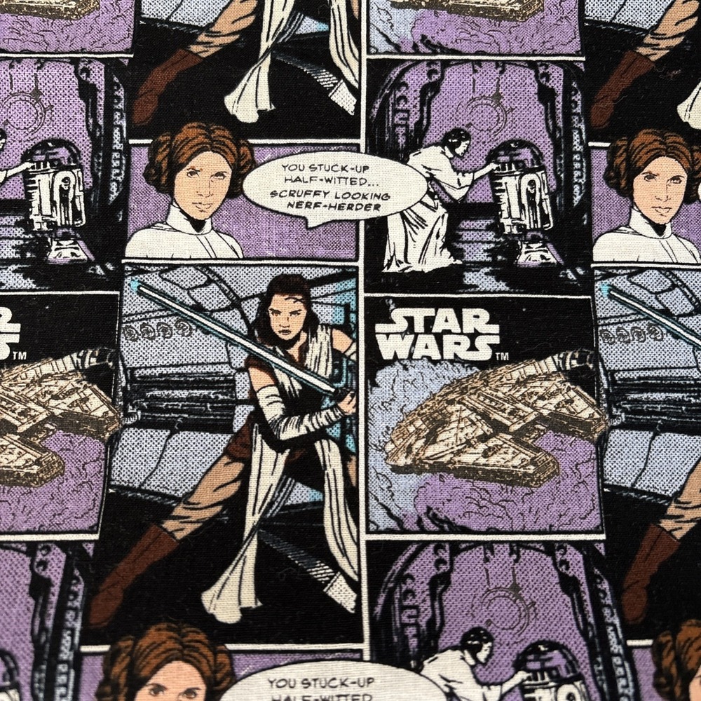 Star Wars Camelot Lucas‎ Films Cotton Fabric - 2 1/2 yd